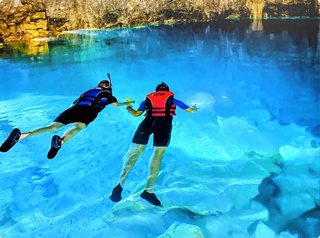 Gruta do Mimoso - Flutuação